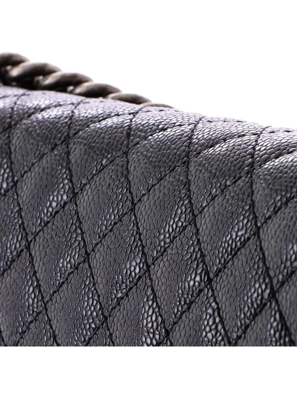 Chanel Boy Flap Bag Quilted Caviar New #264235C38B